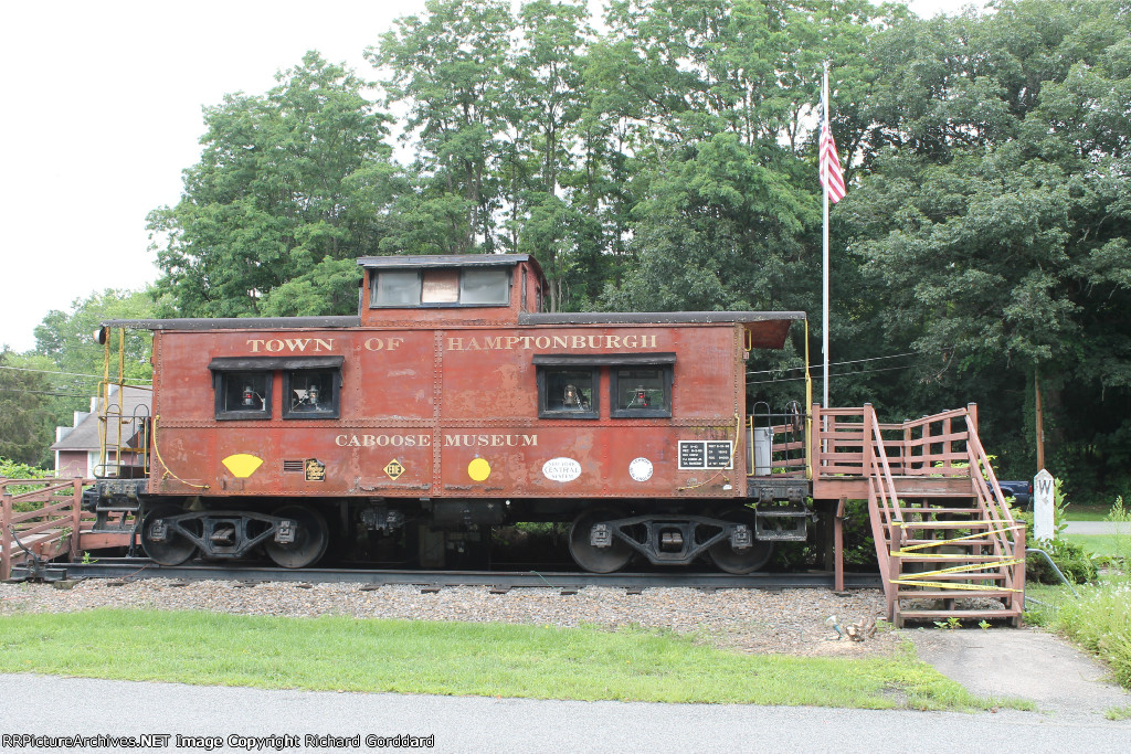 Caboose in Campbell Hall